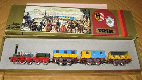 Rare!! For the Serious Collector - Trix - First Steam Loco between Nuremburg and Furth Set - HO/ OO