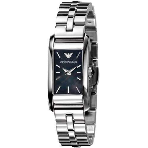 NEW ON BIDORBUY- LADIES EMPORIO ARMANI DONNA WATCH - BLACK MOTHER OF PEARL - RETAIL PRICE R5399