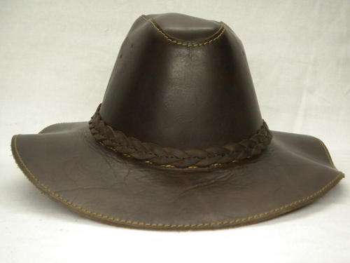 Leather hat