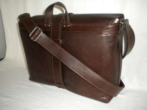 Postman briefcase chocolate brown.
