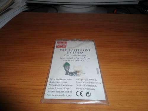 Busch H0 exterior lighting for buildings