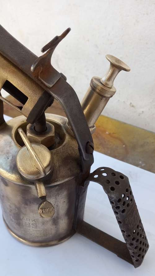 Vintage Primus Blowtorch with soldering iron