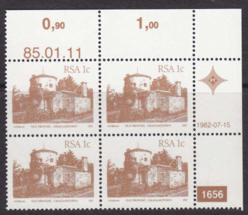 CONTROL BLOCK/S - AS PER SCAN - MNH - RSA