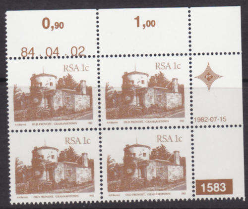 CONTROL BLOCK/S - AS PER SCAN - MNH - RSA