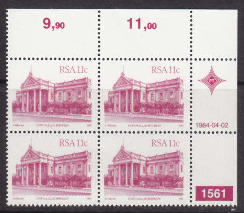 CONTROL BLOCK/S - AS PER SCAN - MNH - RSA