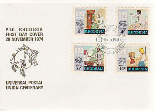 FDC - AS PER SCAN - RHODESIA