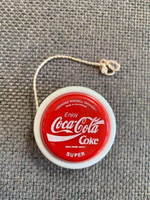 Original Russell Coca-Cola Spinner yoyo. Made in Philippines