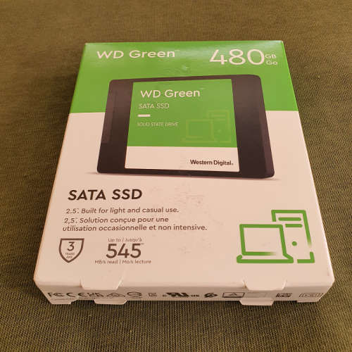 WesternDigital Green 480GB 2.5` Inch SSD (Unused - Please Read Description)