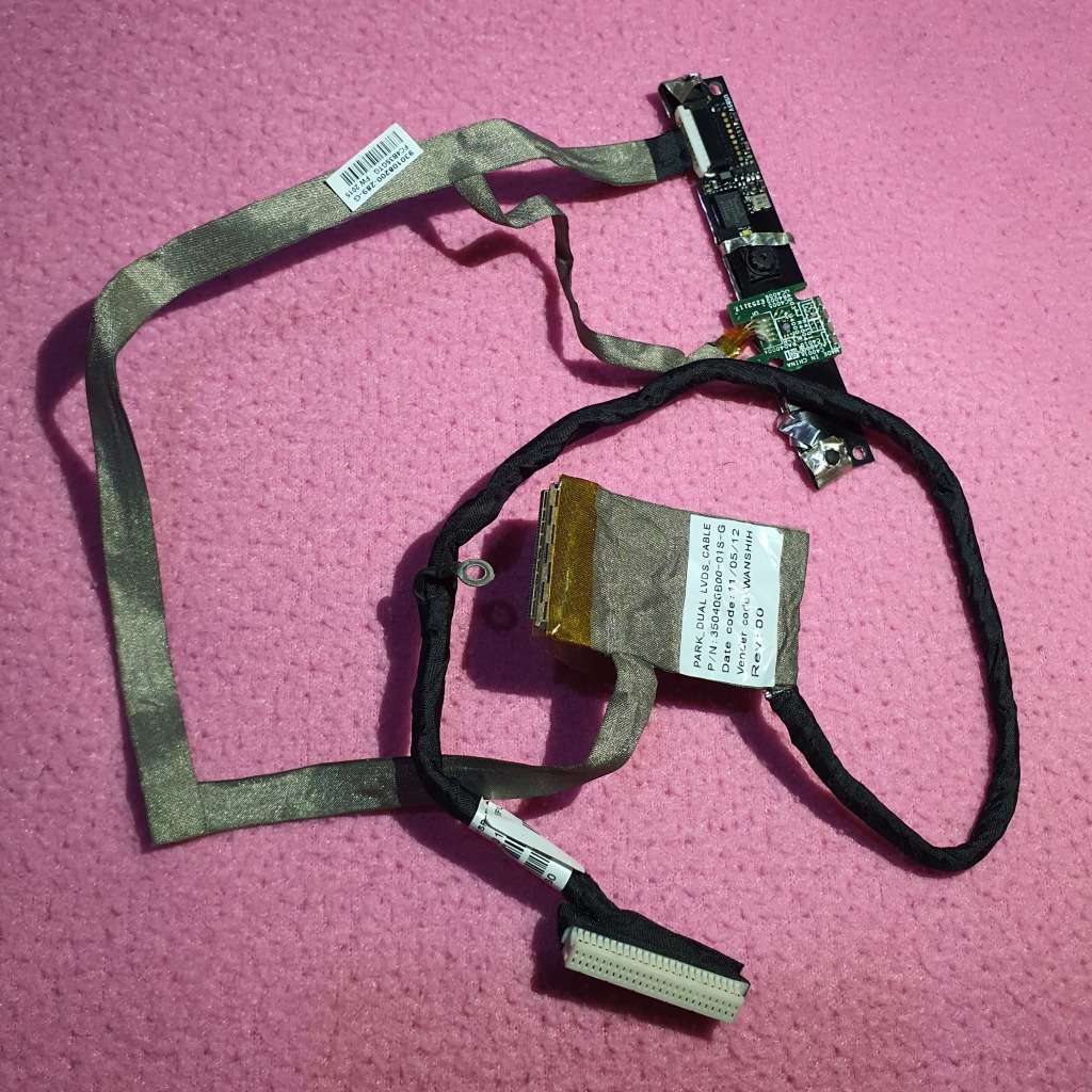 HP EliteBook 8560P LCD LVDS Cable + Camera (350406B00-01S-G)