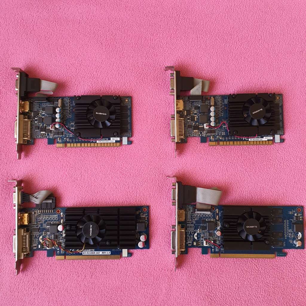 Gigabyte (Nvidia GeForce 210) | GV-N210D3-1GI | 1GB DDR3 64-bit | PCI-E 2.0 | GPU