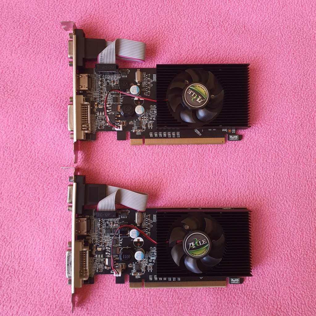 Axle (Nvidia GeForce G210) | 1GB DDR3 | 64 bits PCI-e | GPU