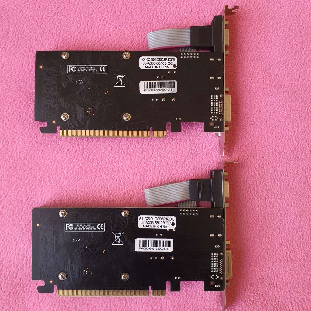 Axle (Nvidia GeForce G210) | 1GB DDR3 | 64 bits PCI-e | GPU