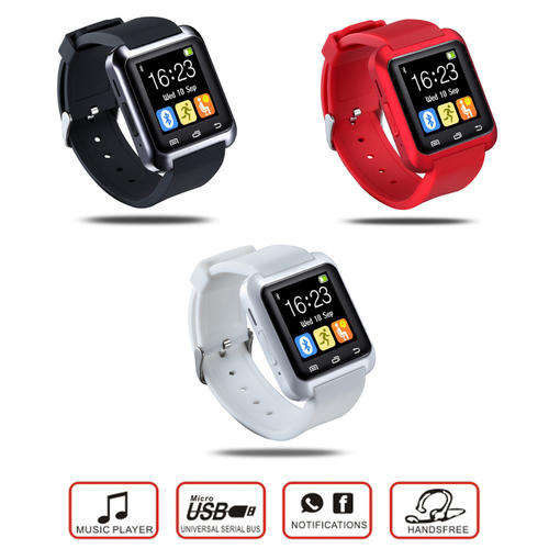 Brand New Smart Watch with Bluetooth for Android and iPhone - RED