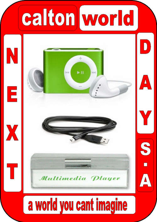 MP3 Player 2GB GREEN with Clip + USB cable, and earphones. BRAND NEW