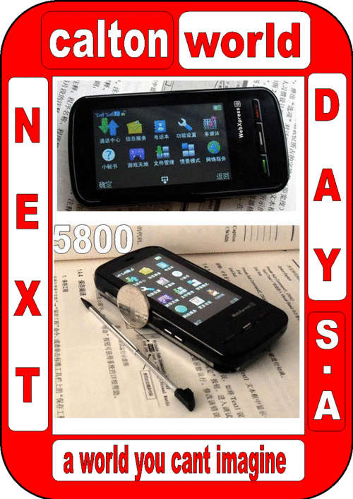 5800 Tri-band dual sim card, Dual standby, PDA, TV cellphone,Touch screen, Radio,