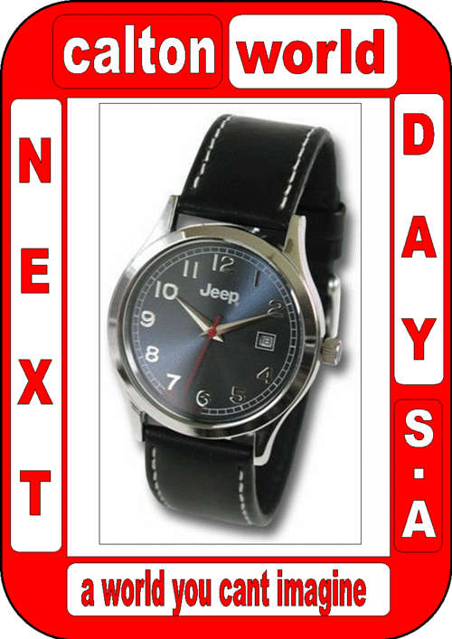 BRAND NEW JEEP MENS  - WATER RESISTANT WATCH with DATE