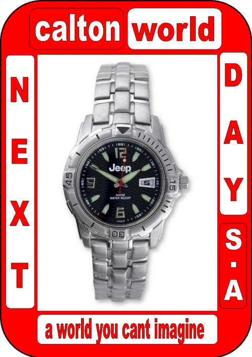 Brand New mens Jeep Watch with Date display and metal Tin.