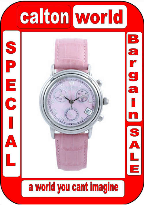 Brand New Krug Baumen Ladies Principle pink watch - Local Stock