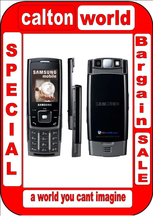 Samsung SGH BLACK E900 - UNLOCKED - SIM FREE - with battery - Grade B