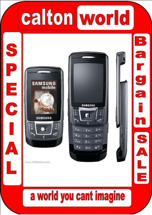 Samsung D900i - UNLOCKED - SIM FREE - with battery - Grade A