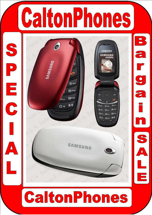 BUY ONE GET ONE FREE Samsung RED C520 Cell Phone - Excellent condition - UNLOCKED - SIM FREE