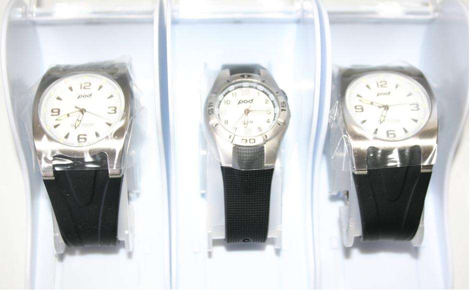 2 x Mens Pod Sport watches and 1 x Ladies Pod watch - Get it before XMAS