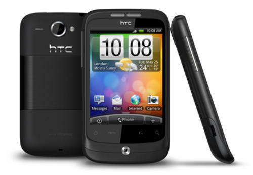 Genuine HTC Wildfire + Charger - WiFi, Music, WEB and video