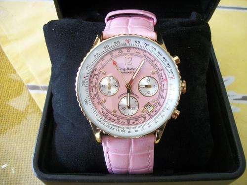 Brand New Krug Baumen - Pink Chronograph