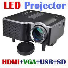 LED PROJECTOR | HDMI / AV / VGA / USB INCLUDES REMOTE CONTROL ! AWESOME PRODUCT ! PROJECTS 67 INCH