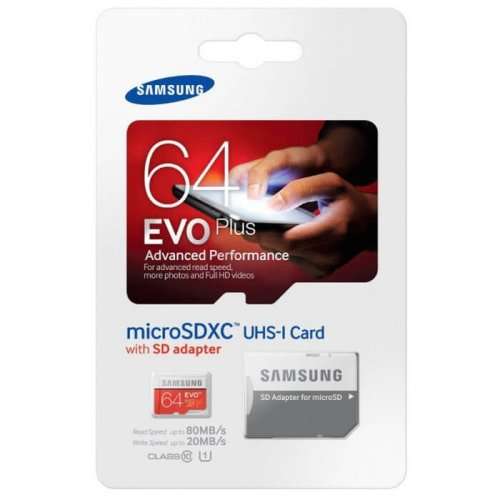 SPECIAL ** SAMSUNG 64GB EVO + CLASS 10 MICRO SD WITH ADAPTOR ** SPECIAL **