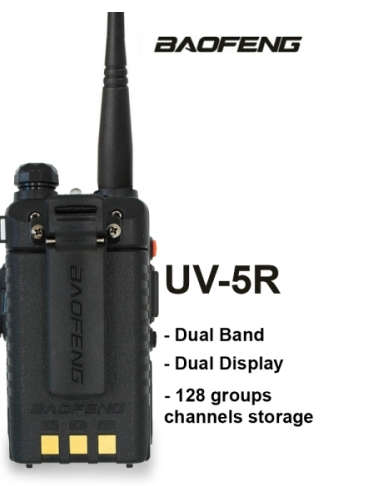 1 X BAOFENG UV-5R (BOTH VHF & UHF) TWO WAY RADIO