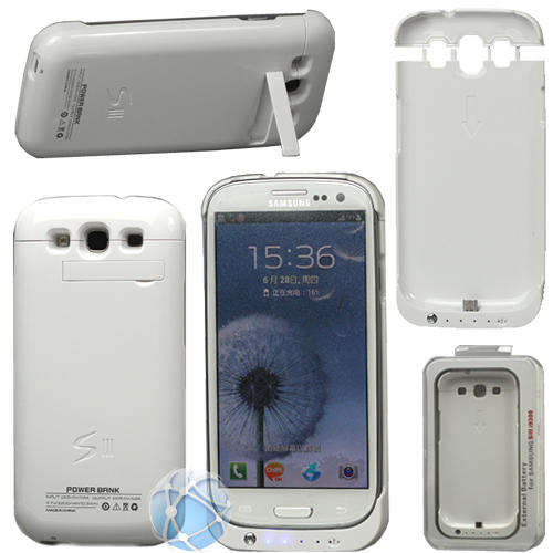 Samsung Galaxy S3 i9300 - 2200mAh Backup Battery/Charger/Power Bank/Case Cover