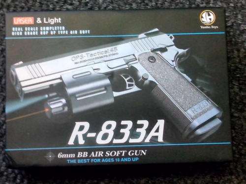 Tactical .45 BB Gun With Laser & Light