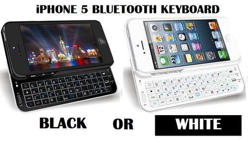 ** CLEARANCE *** iPHONE 5 BLUETOOTH QWERTY KEYBOARD CASE WITH BACKLIGHT