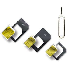 Nano Sim Adapter + Micro Sim Adapters