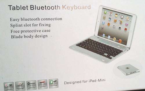 Ipad mini Bluetooth Keyboard /Protective Case Deluxe