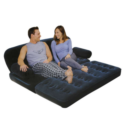 Comfort Quest double airbed and couch