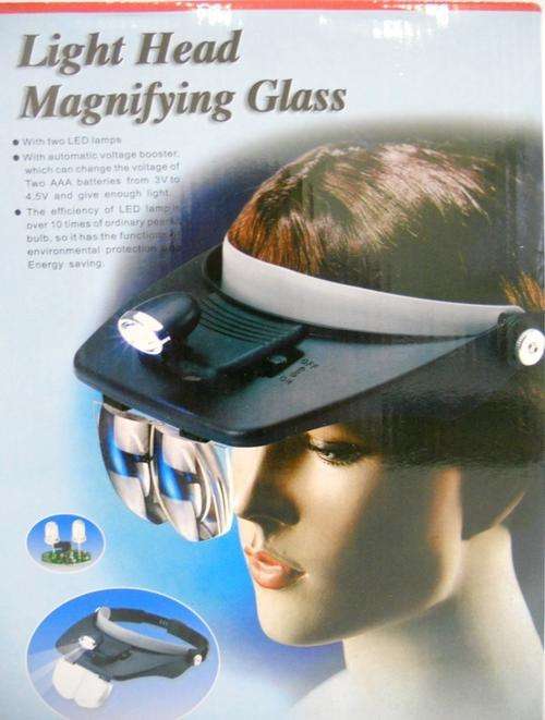 Head Magnifying Glass with Led Torch