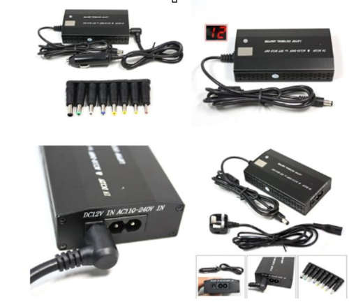Universal Laptop Car, Aeroplane & Home Charger Adapter -100W
