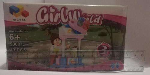 Girls world Juice stand lego blocks 43pcs