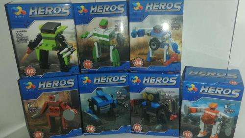 Heros lego blocks collect them all