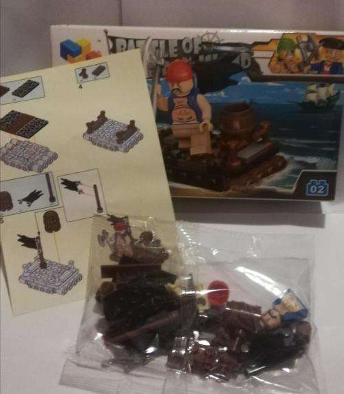 Battle of Poseidon Island lego blocks 37pcs