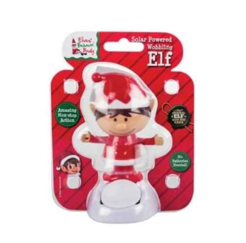 Just in time Wobbling Elf solar powered