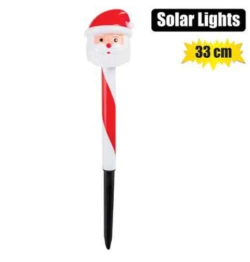 Just in time Waterproof Solar Light Xmas 33cm winner gets 5