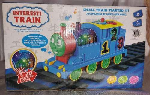 Cute train blocks/number game with music/lights