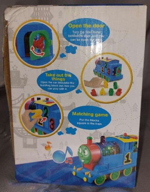 Cute train blocks/number game with music/lights