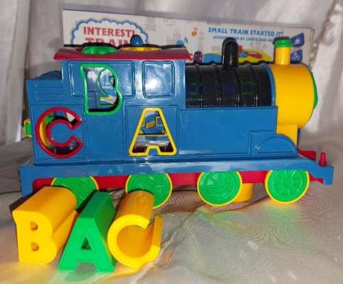 Cute train blocks/number game with music/lights