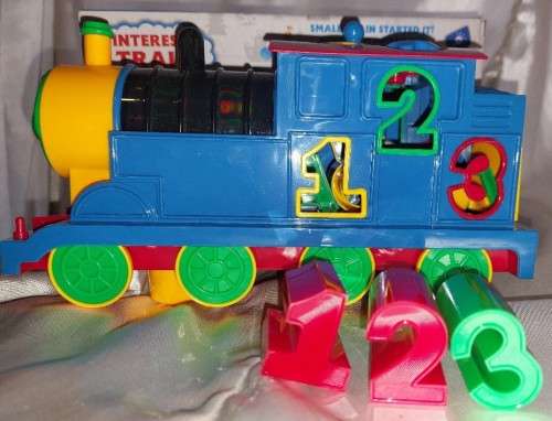 Cute train blocks/number game with music/lights