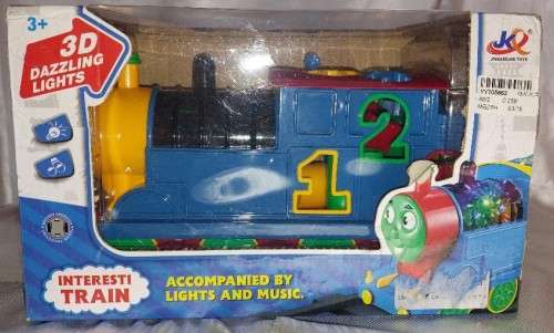 Cute train blocks/number game with music/lights