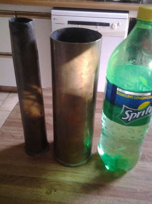 vintage cannon shells